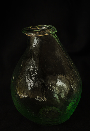 72-Hand Blown Glass Bottle
